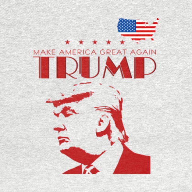 Donald Trump for President Make America Great Again T Shirt by Spring_C